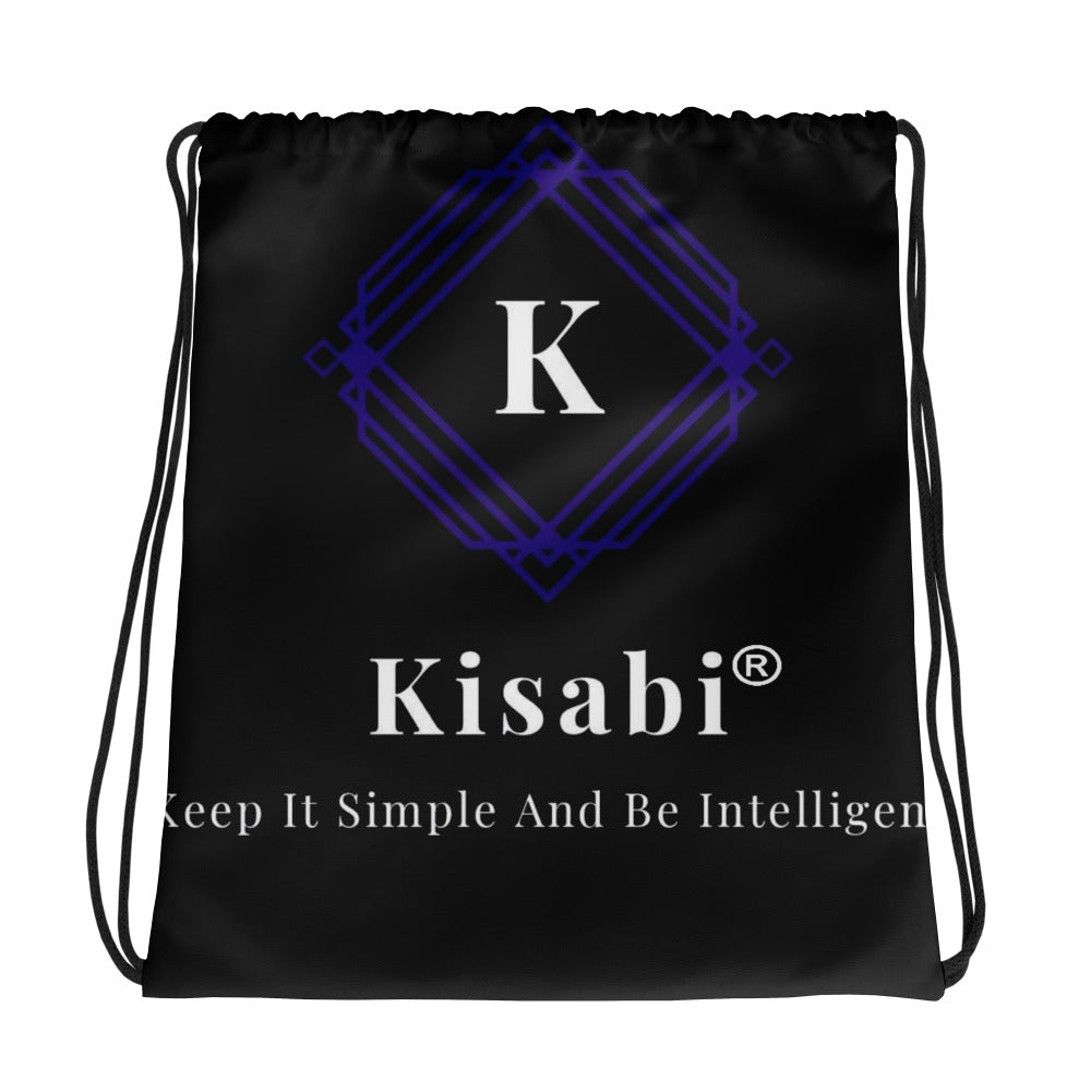 Kisabi Logo Drawstring Bag