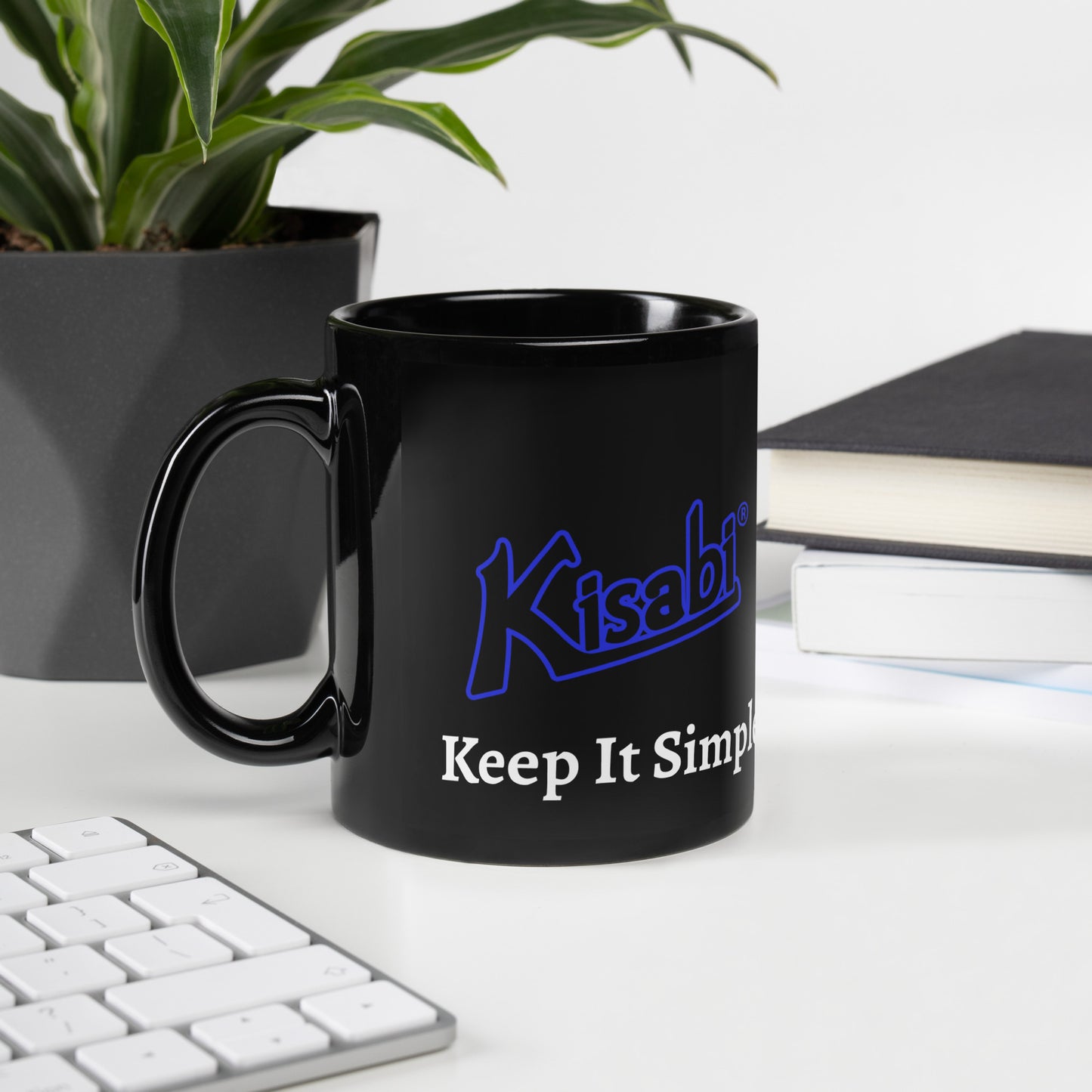 Kisabi®Black Glossy Mug