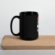 Load image into Gallery viewer, Don&#39;t Hate Black Glossy Mug By KISABI
