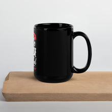 Load image into Gallery viewer, Don&#39;t Hate Black Glossy Mug By KISABI
