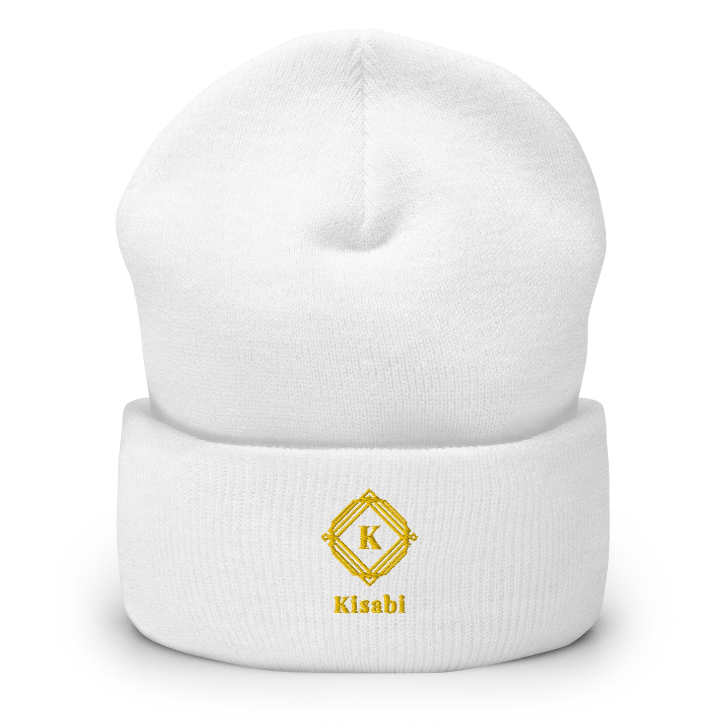 K Diamond Gold Cuffed Beanie By KISABI®