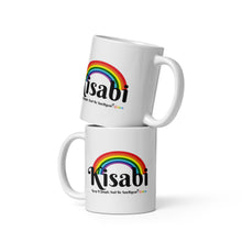 Load image into Gallery viewer, KISABI®  Rainbow White Glossy Mug
