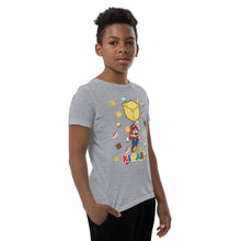 Load image into Gallery viewer, Mario and KISABI Youth Short Sleeve T-Shirt
