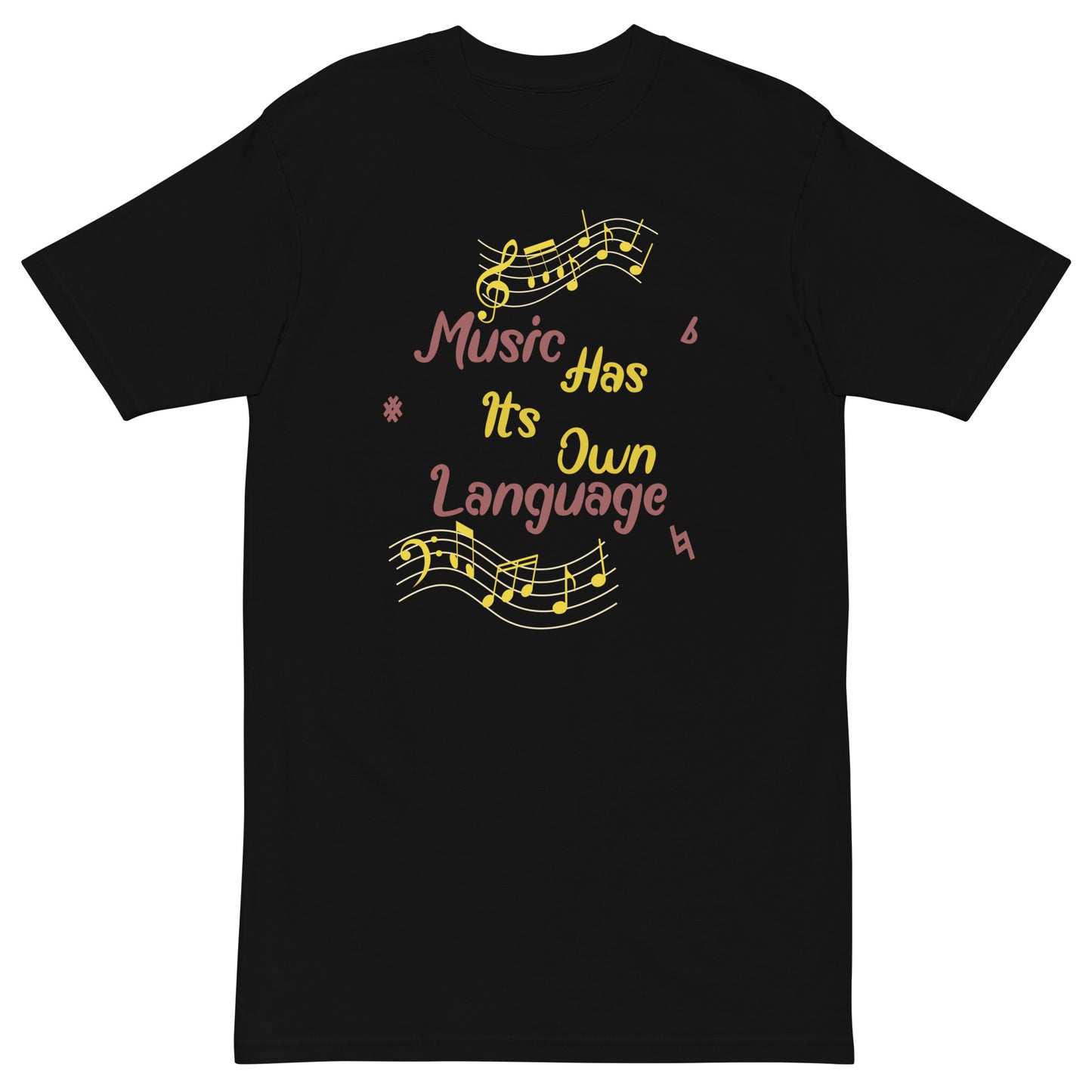 Music Has Its Own Men’s Premium Heavyweight T-Shirt By KISABI™